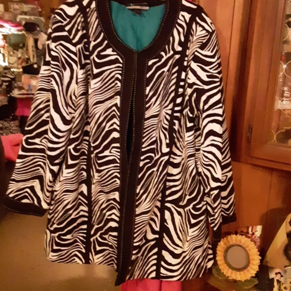 Jacket zebra coat - Picture 1 of 3